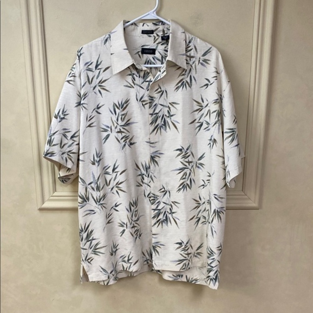 Izod Silk Hawaiian Shirt size XL